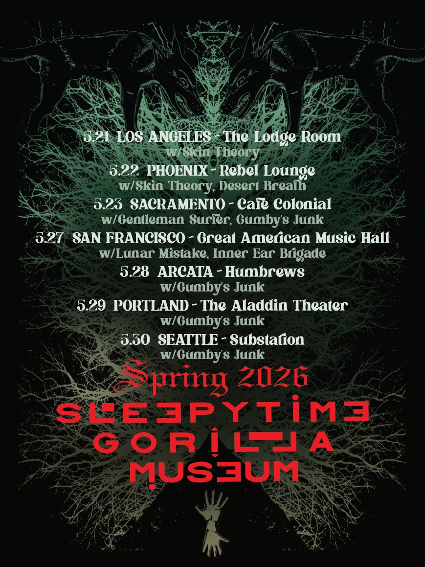 Sleepytime Gorilla Museum Tour Poster 2026